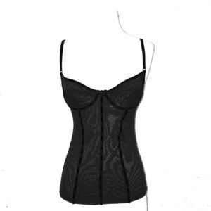 Dolce Gabbana bustier top with velvet